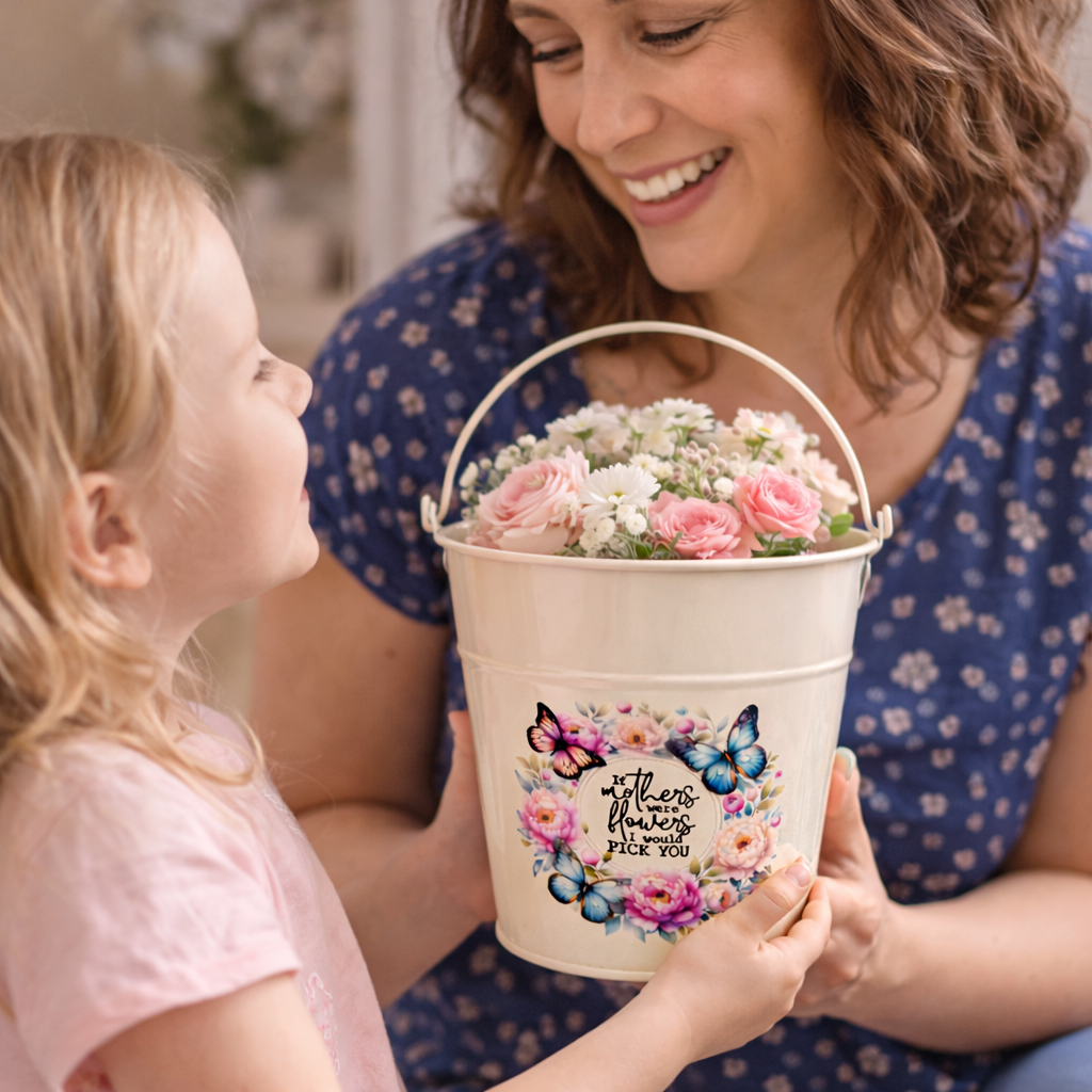 Personalised Mother’s Day Plant Pot | “If Mothers Were Flowers” Gift for Mum