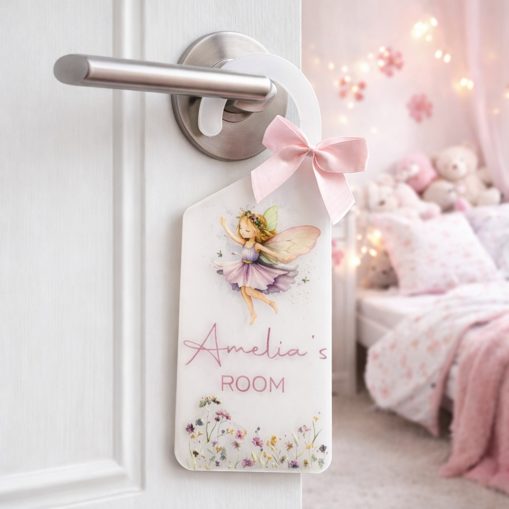 Personalised Fairy Bedroom Door Hanger