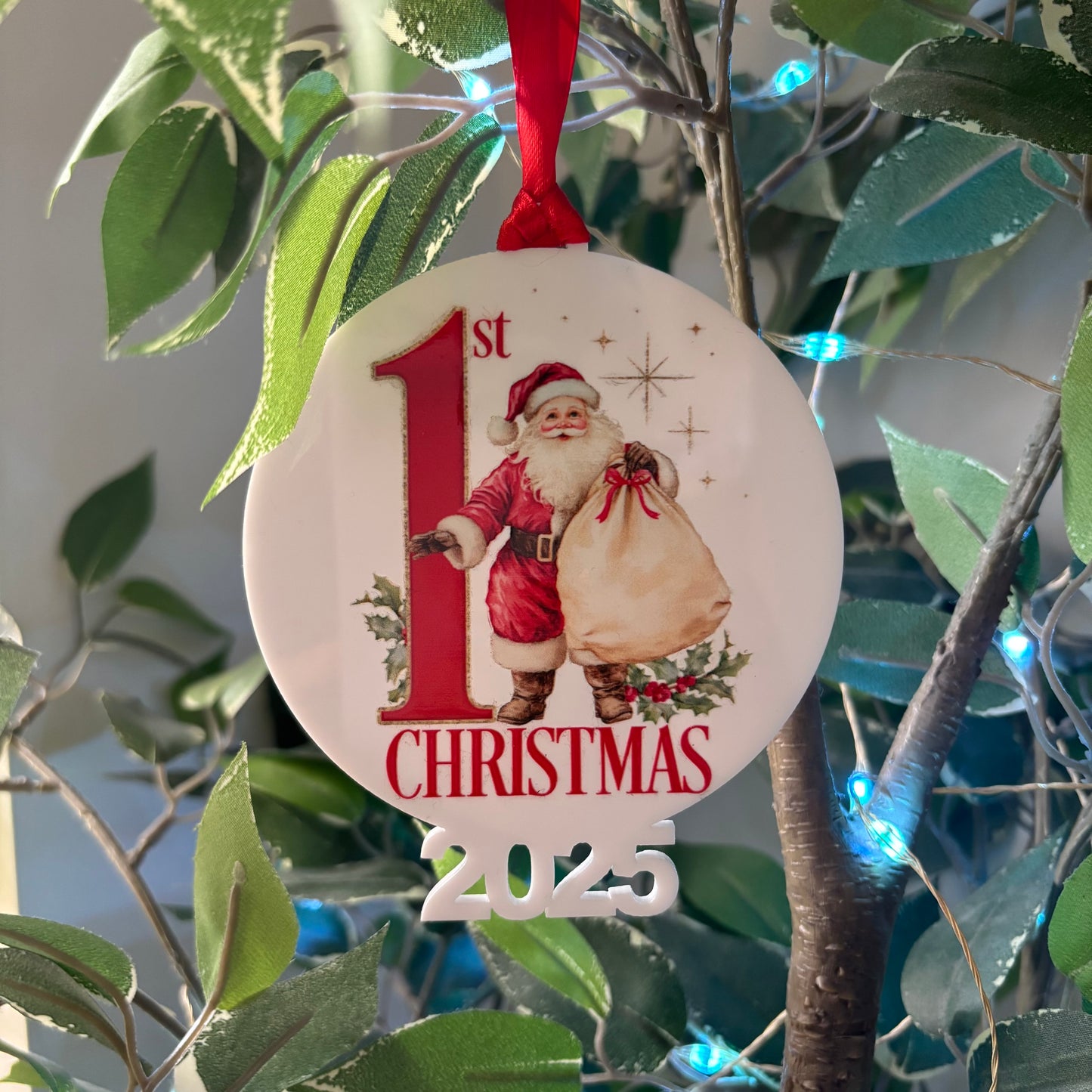 Personalised First Christmas Letter & Keepsake Ornament – 2025 Edition