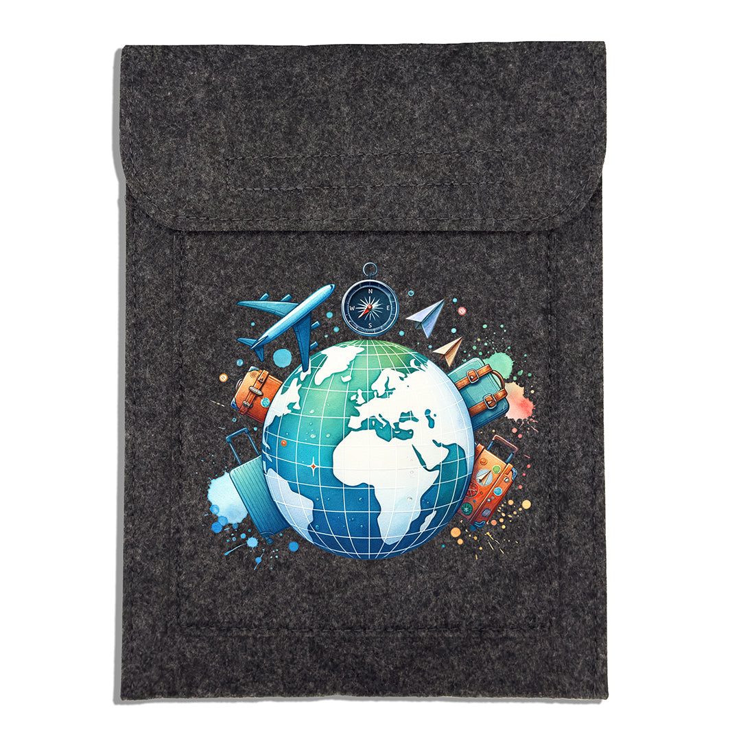 Travel Documents Wallet - Globetrotter or Girls Trip Designs