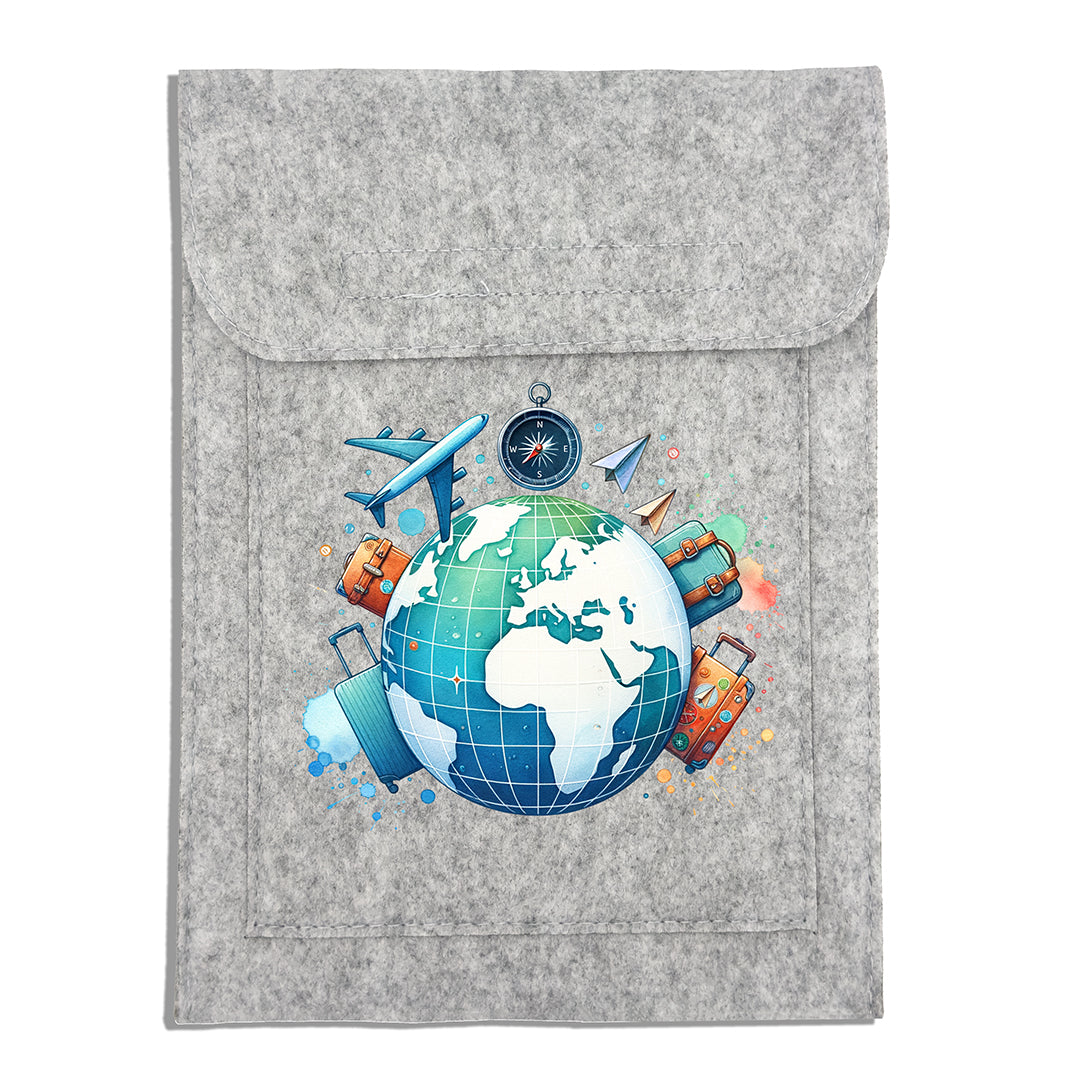 Travel Documents Wallet - Globetrotter or Girls Trip Designs