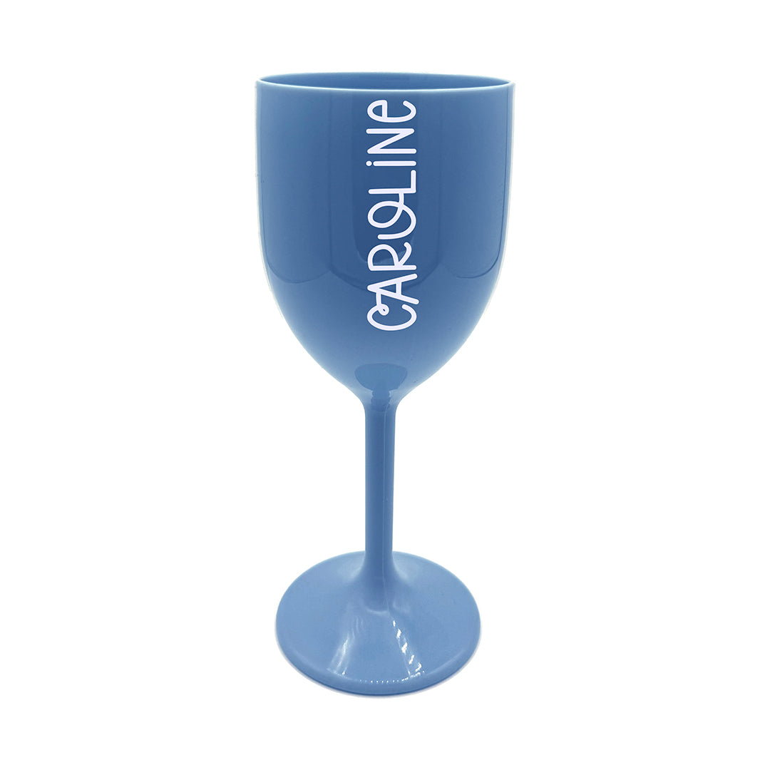 Personalised Small Plastic Wine Glasses - 300ml
