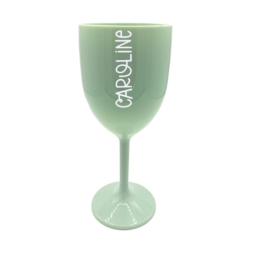 Personalised Small Plastic Wine Glasses - 300ml
