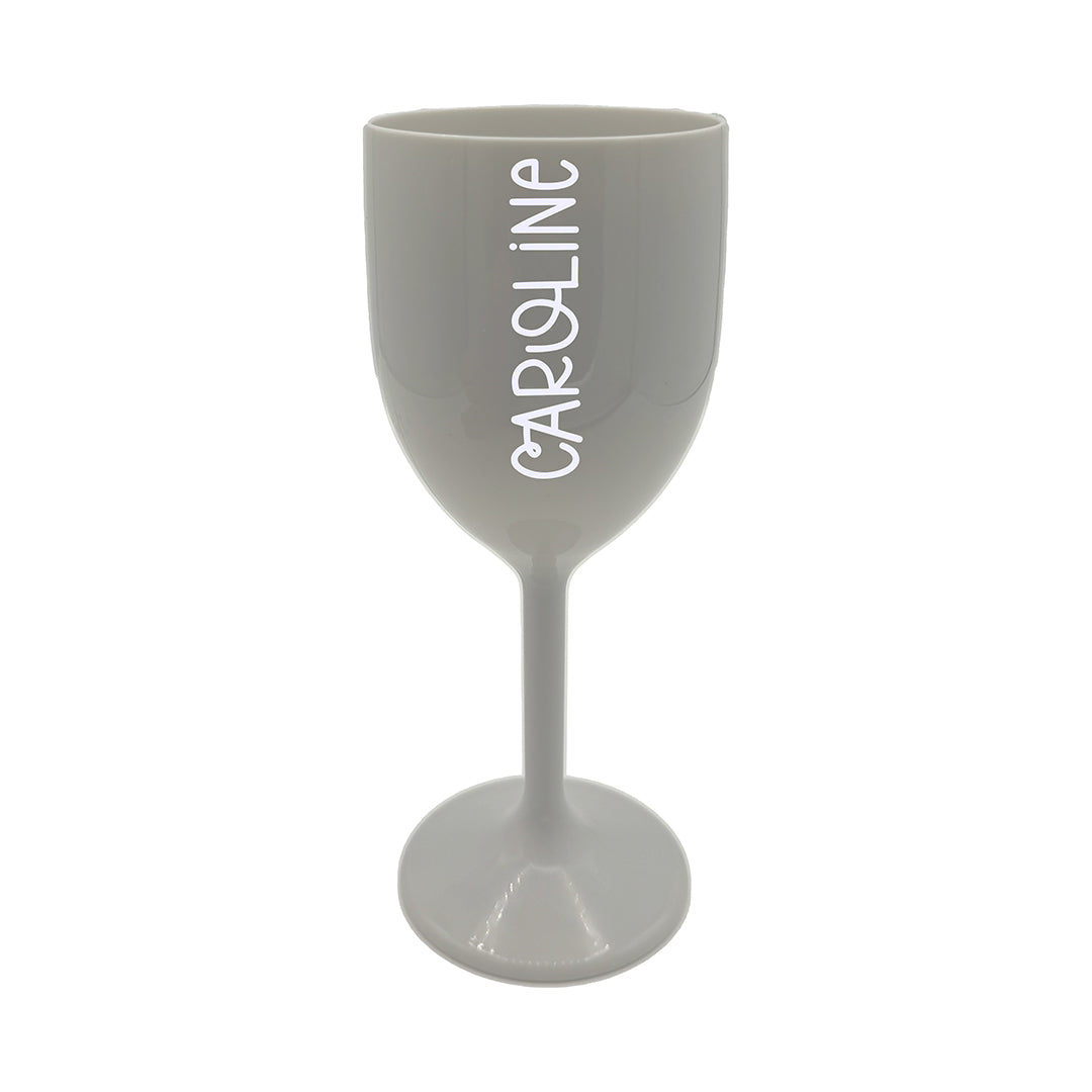 Personalised Small Plastic Wine Glasses - 300ml