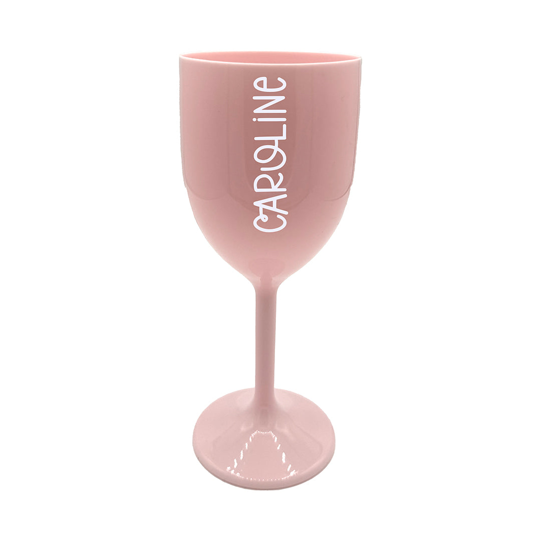 Personalised Small Plastic Wine Glasses - 300ml