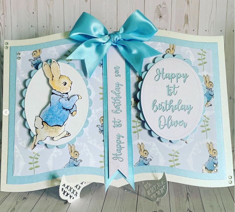 Peter Rabbit Book Card - Personalised – Sweet Caroline's Cards & Gifts