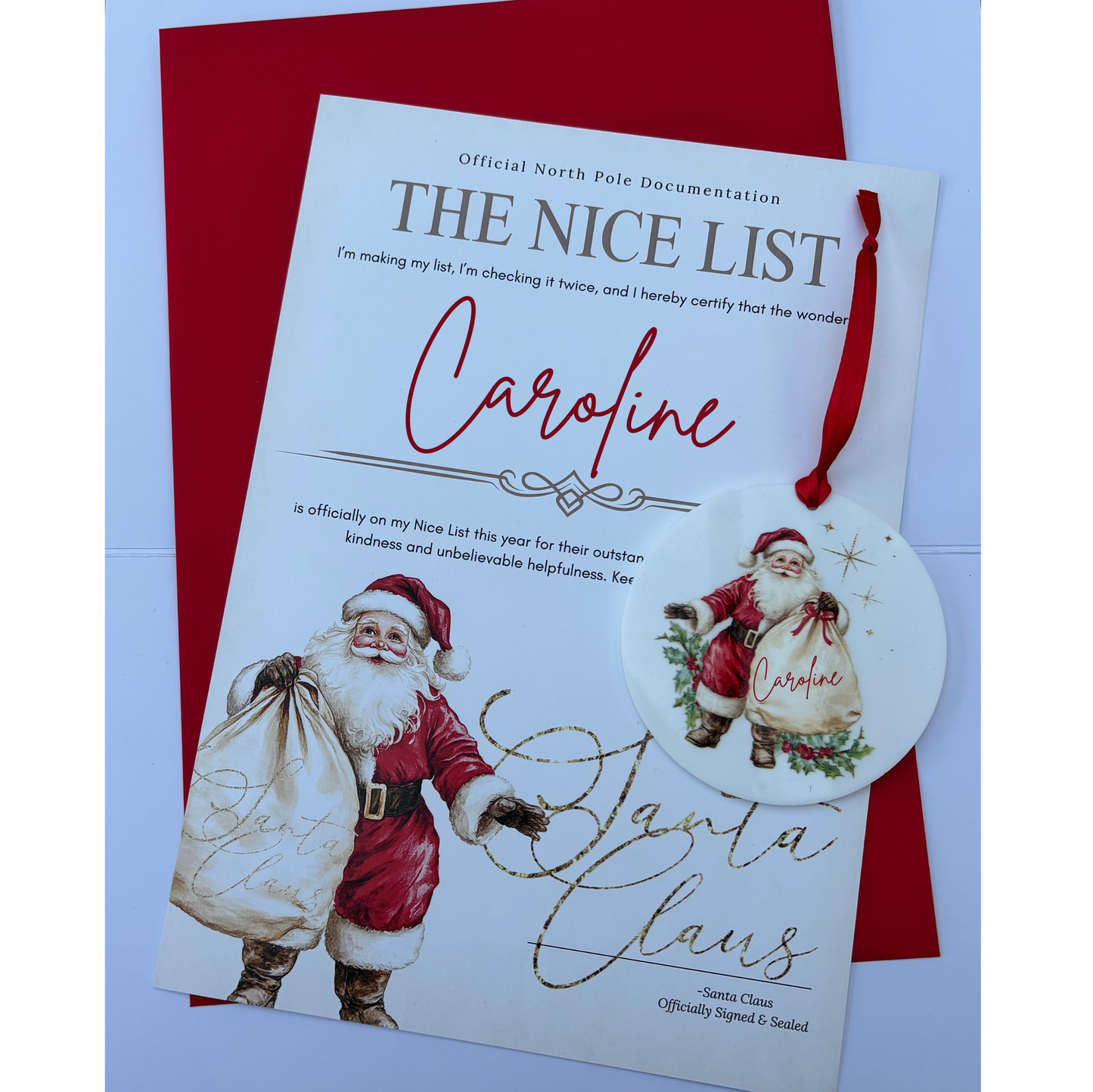 Personalised Nice List