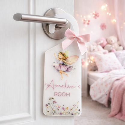 Personalised Fairy Bedroom Door Hanger