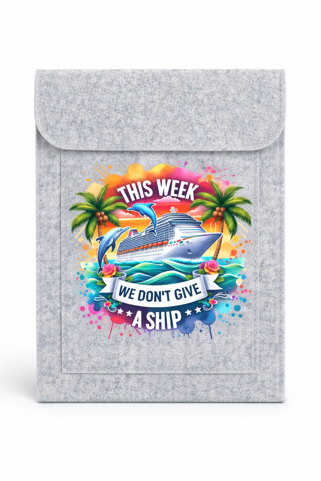 Travel Documents Folder - Globetrotter, Girls Trip or Don't Give a Ship Designs
