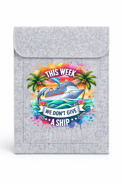 Travel Documents Folder - Globetrotter, Girls Trip or Don't Give a Ship Designs