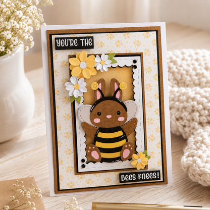 You're The Bee's Knees Handmade Card
