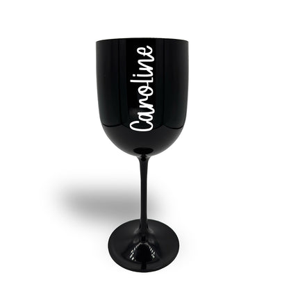 Personalised Large Plastic Wine Glasses - 500ml