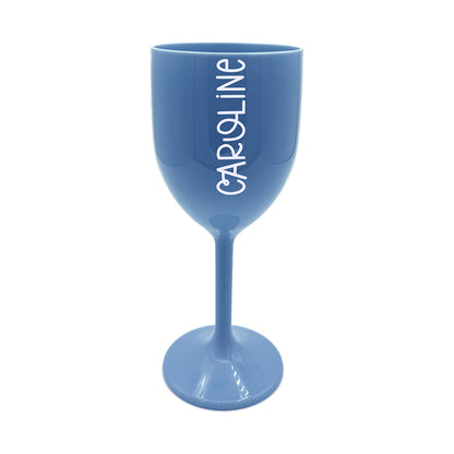Personalised Small Plastic Wine Glasses - 300ml