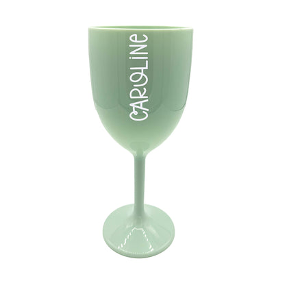 Personalised Small Plastic Wine Glasses - 300ml