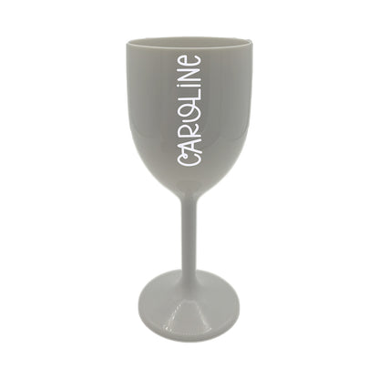 Personalised Small Plastic Wine Glasses - 300ml